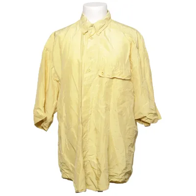 Short sleeve shirt (Yellow) from Otto Kern Silk