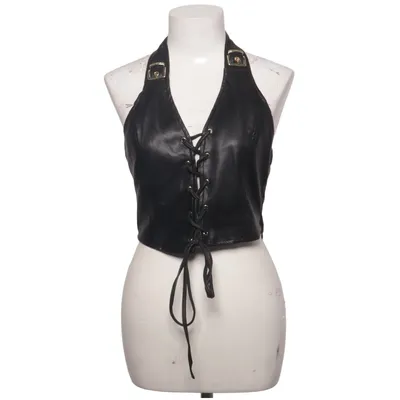 Haltertop (Zwart) van Marina Hoermanseder Polyester, Polyurethaan