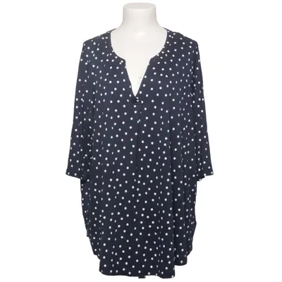 Blouse (Blue, White) from Janina Curved Elastane, Viscose