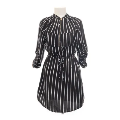 Shirt dress (Black, White) from Colloseum
