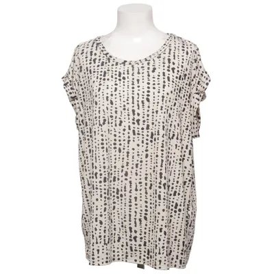 Top (Beige, Black) from Lacony Elastane, Polyester
