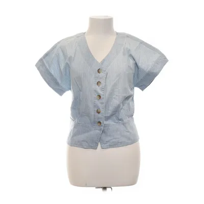 Kortärmad skjorta (Blå, Vit) från Blue Ridge Bomull