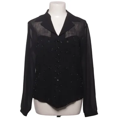 Blus (Svart) från Oui Set Polyester, Ull