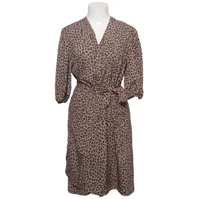Wrap dress (Brown, Black) from Sundek Elastane, Polyester