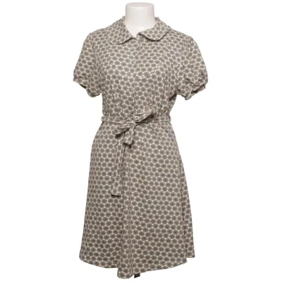 Dress (Beige, Blue, Brown) from Qiero Elastane, Organic cotton