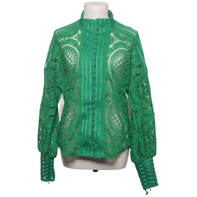 Blouse (Green) from Flammode Elastane, Polyester