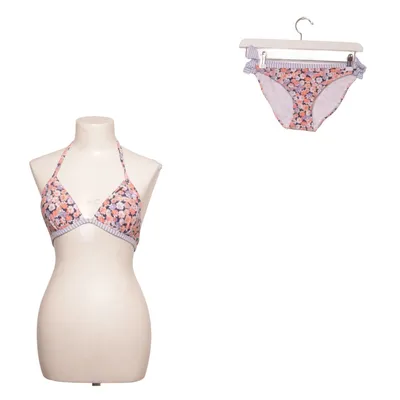Bikini (Blauw, Oranje, Wit) van Teisumi Elastaan, Polyamide, Polyester