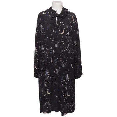 Jurk (Zwart, Blauw, Meerkleurig) van Riani Polyester, Zijde
