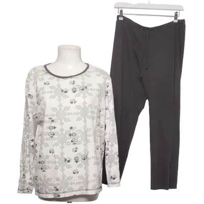 Pyjama (Grijs, Wit) van Queentex Katoen