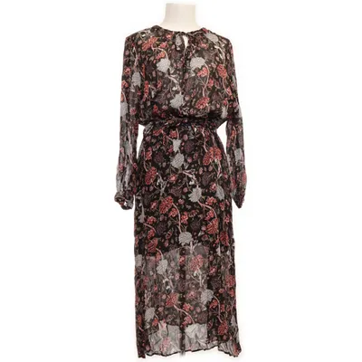 Klänning (Svart, Flerfärgad) från IKKS Women Polyester, Viskos