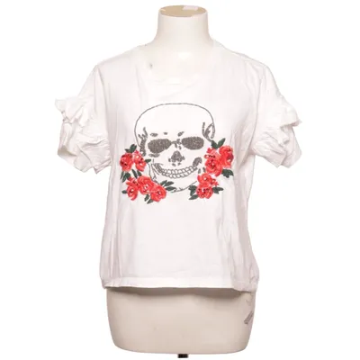 T-shirt (Vit, Röd, Silverfärgad) från Mango Casual