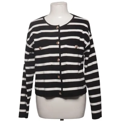 Strickjacke (Schwarz, Mehrfarbig) von H&M Viskose, Polyester, Polyamid