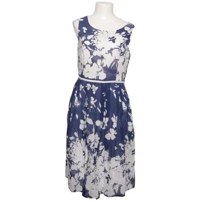 Dress (Blue, White) from Fever London Cotton, Silk