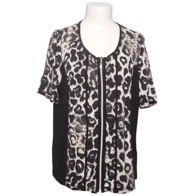 Top (Sort, Beige) fra Gina Laura Collection Elastan, Viscose