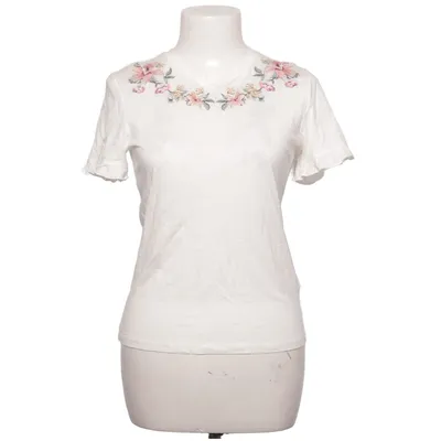 T-shirt (Wit, Meerkleurig) van Divided by H&M Katoen, Modal