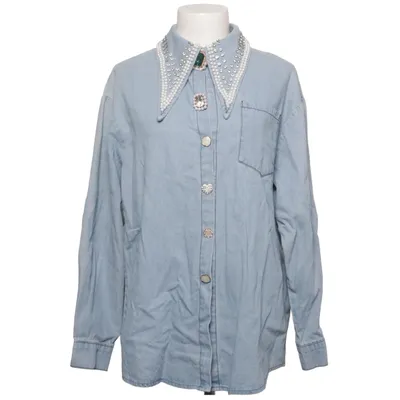 Chemise en jean (Bleu) de Monique Coton, Polyester
