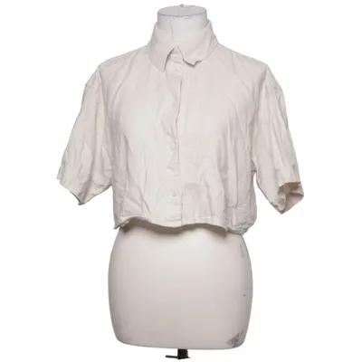 Blouse (White) from Weekday Linen, Viscose