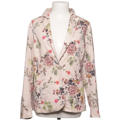 Blazer (Beige, Meerkleurig) van One Two & Luxzuz Katoen, Elastaan, Polyamide, Polyester