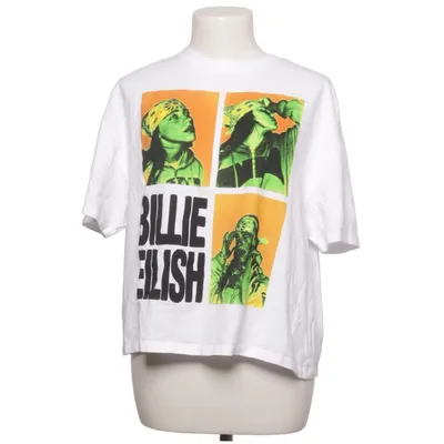 T-shirt (Hvid, Flerfarvet) fra Bershka x Billie Eilish