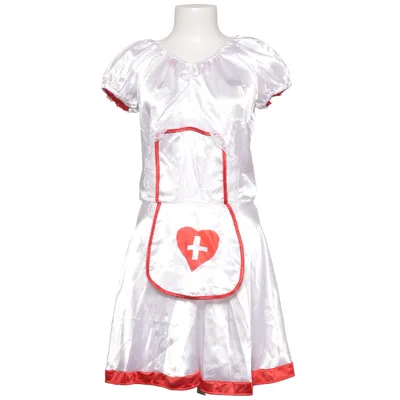 Maskeradkläder (Vit, Röd) Polyester