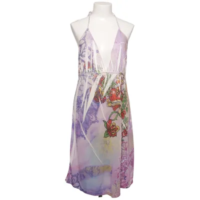 Halterneck dress (Purple, White, Multicolored) from Fashion Elle Elastane, Polyester