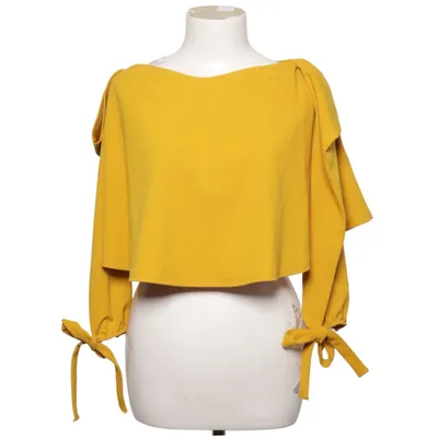 Crop top (Geel) van Club L Elastaan, Polyester