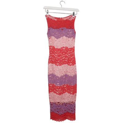 Cocktail dress (Red, Purple, Pink) from Paper Dolls Cotton, Polyamide, Polyester