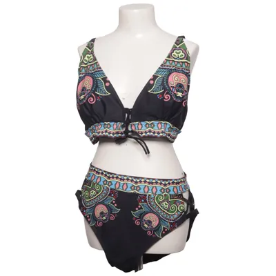 Bikini (Schwarz, Mehrfarbig) von Aonihua Elasthan, Polyester