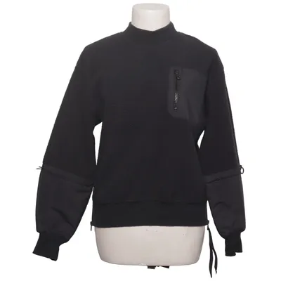 Sweatshirt (Noir) de H&M Sport Polyester, Coton, Élasthane