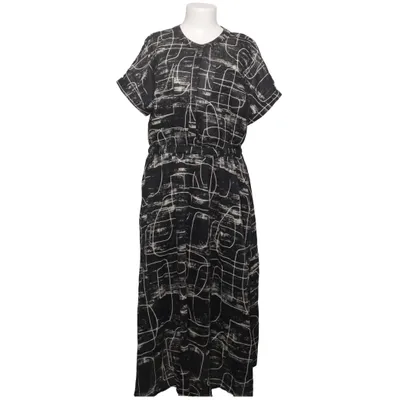 Dress (Black, White) from Mossimo Cotton, Polyester