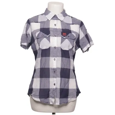 Short sleeve shirt (The Lurex Gingham) from Superdry Cotton