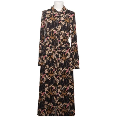 Robe chemise (Noir, Multicolore) de Zilch Élasthane, Viscose