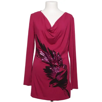 Long sleeve T-shirt (Pink, Black) from Gloockler Elastane, Viscose