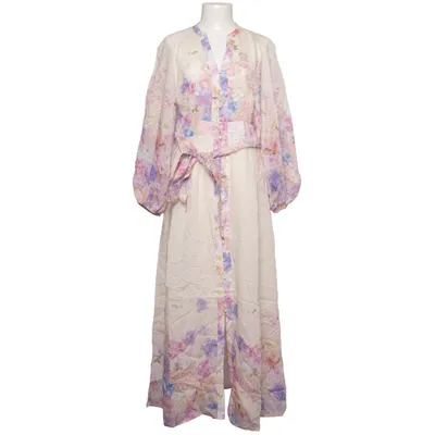 Robe chemise (Blanc, Multicolore) de Dobber Lin, Lyocell, Polyamide, Viscose