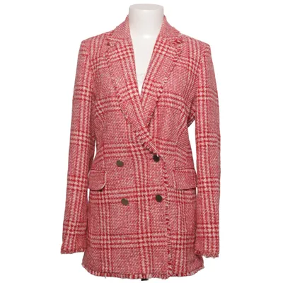 Kavaj (Röd, Vit) från Jake*s Collection Akryl, Bomull, Elastan, Polyester, Viskos
