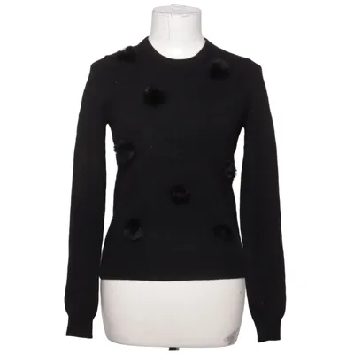 Sweater (Sort) fra Eric Bompard Kashmir, Rævepels