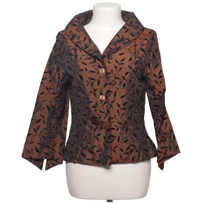 Blazer (Brun, Sort) fra Joy Polyester, Viscose