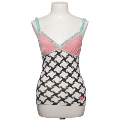 Tanktop (Wit, Zwart, Roze) van Pussy Deluxe Katoen, Elastaan, Polyester