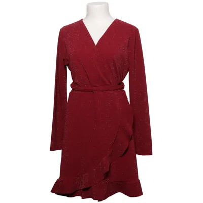 Omlottklänning (Röd) från Sisters Point Elastan, Metallfiber, Polyester