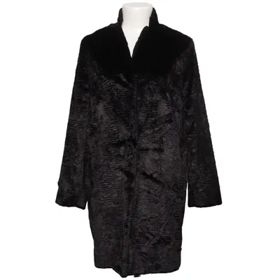 Coat (Black) from Jan Mayen Cotton, Viscose