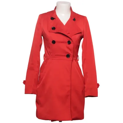Trenchcoat (Rood) van Osley Katoen, Elastaan, Polyester