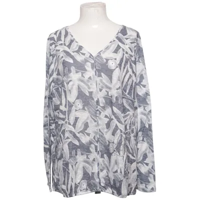 Top (Gray, White) from Liberty Woman Polyester, Viscose