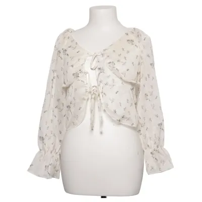 Blus (Vit, Flerfärgad) från Dazy Polyester