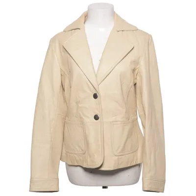 Leren blazer (Beige) van Mossimo Leer, Polyester
