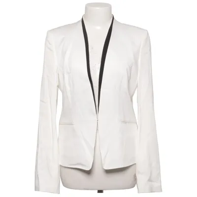 Blazer (Hvid, Sort) fra Hugo Boss Cupro, Elastan, Polyester, Viscose