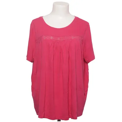 T-shirt (Pink) from Janina Curved Elastane, Viscose