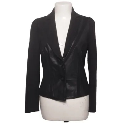 Blazer (Noir) de Ambiente Élasthane, Cuir, Polyester, Viscose