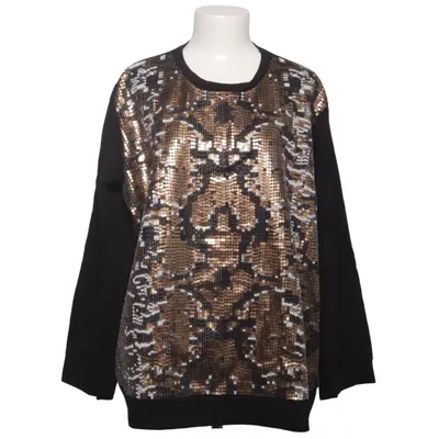 Sweatshirt (Black, Gold) from Sarah Kern Cotton, Elastane, Polyamide