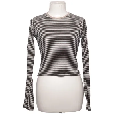 Langærmet t-shirt (Sort, Beige) fra Brandy Melville Bomuld