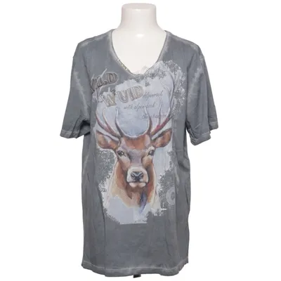 T-shirt (Grå, Flerfärgad) från Distler Bomull